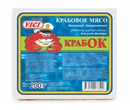 Крабовое мясо "Краб ОК" VICI  200 гр 1/25